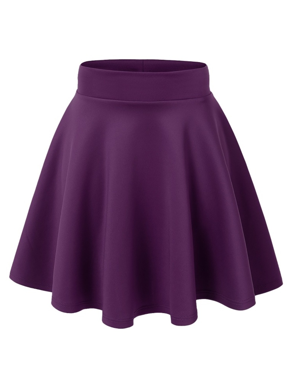 MBJ Skater Skirt - Eggplant Purple - Adult L Large